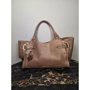 [RARE] Archival Etro Full Leather Tote + FREE Paisley Charm!